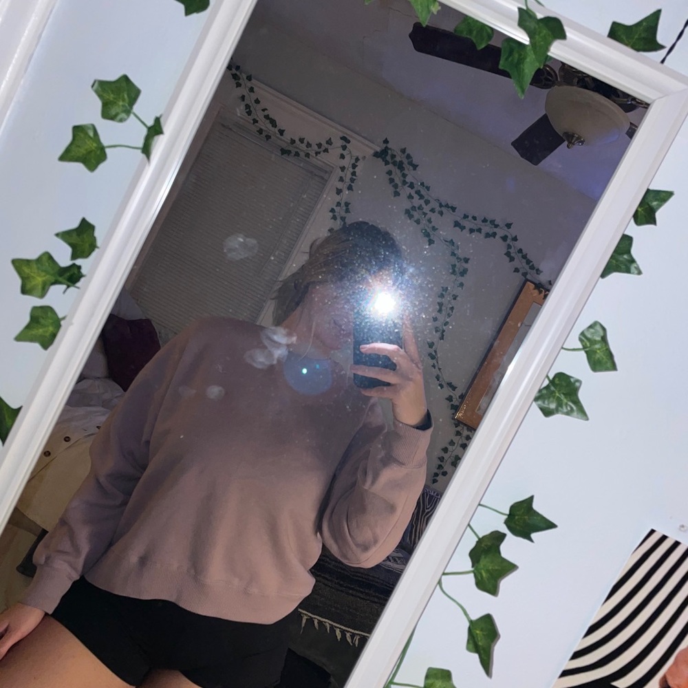Lavender Crewneck from Hollister